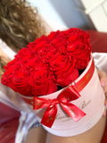 Pink Eternity Roses In Pink Box | Infinity Roses - The Luxury Box USA