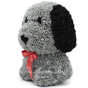 Rose Bear - Dog - Premium X - Grey 14 in. - Luxury Box London