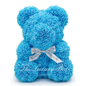 Blue Rose Bear 