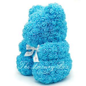 Blue Rose Bear 