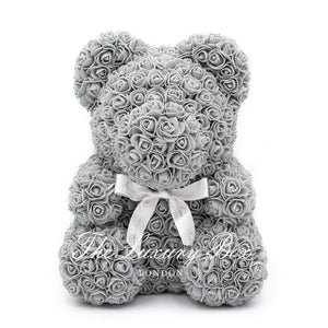 Grey Rose Bear - The Luxury Box USA